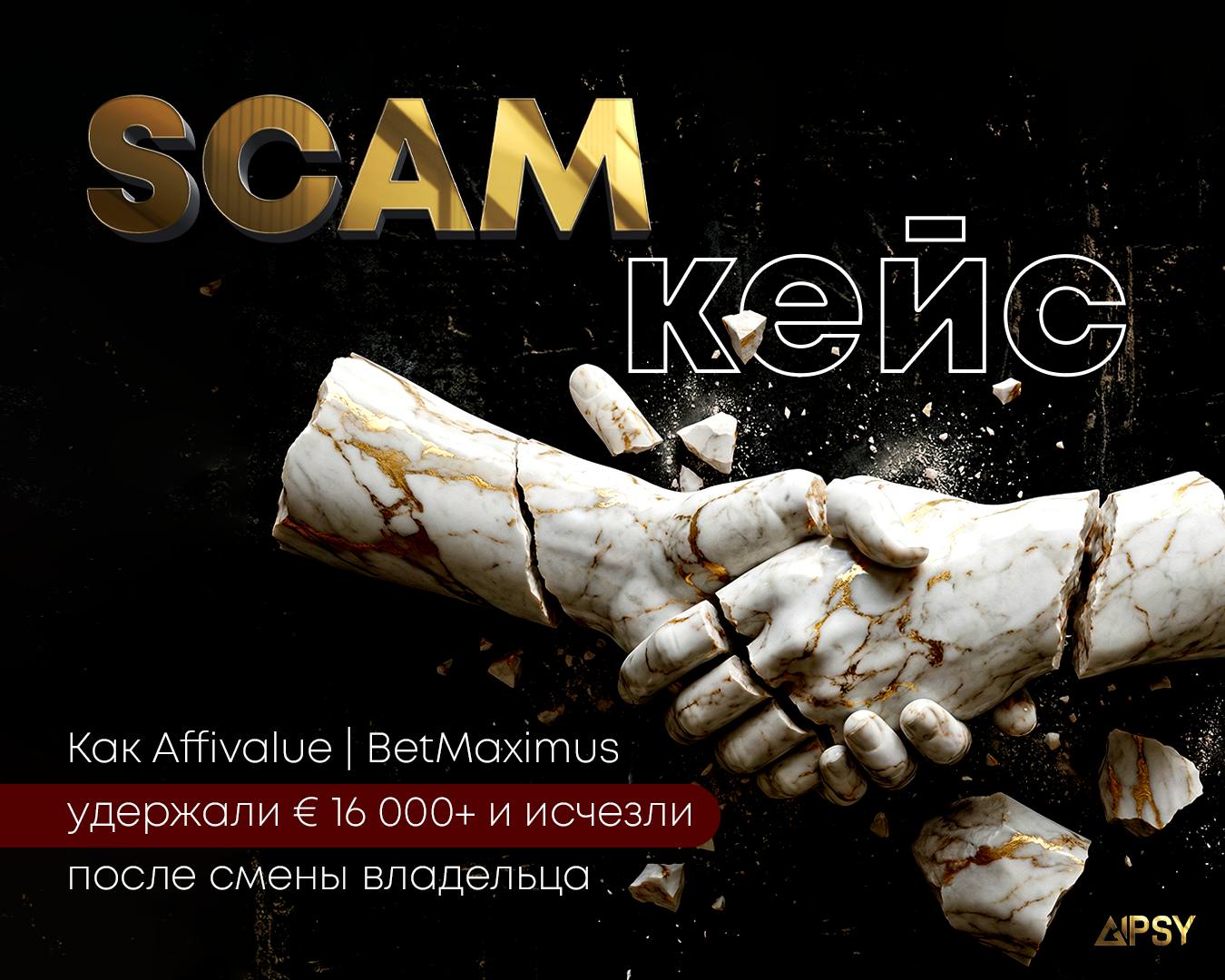 Как Affivalue | BetMaximus удержали 16 250 € и исчезли после смены владельца