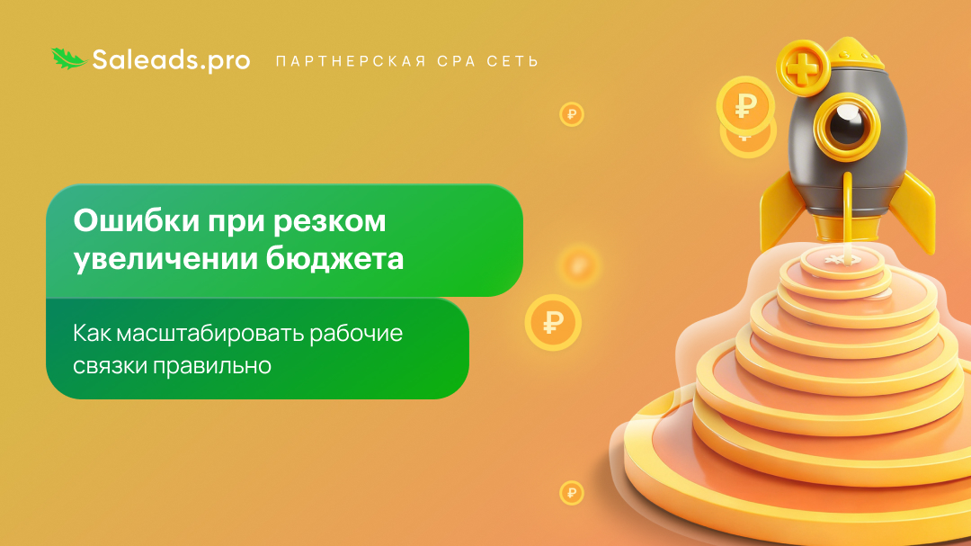 Ошибки при резком увеличении бюджета. Как масштабировать рабочие связки правильно
