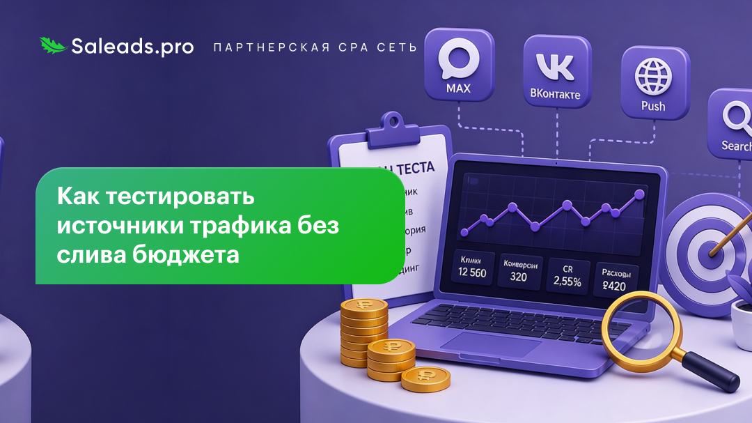 Как тестировать источники трафика без слива бюджета
